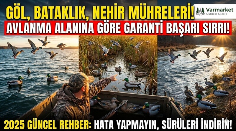 Avlanma Alanına Göre Mühre Seçimi: Göl, Bataklık ve Nehir Farkları (2025 Detaylı Rehber)