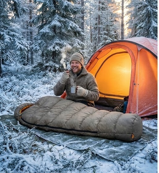 Kış Kampında Üşümemek İçin Altın Kurallar: Doğru Uyku Tulumu ve Mat Seçimi Rehberi
