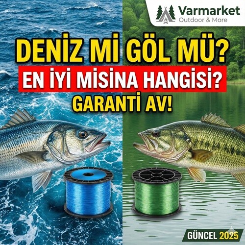 Deniz mi, Göl mü? Avlanma Tipine Göre En İyi Misina Seçimi ve Güncel Misina Önerileri (2025)