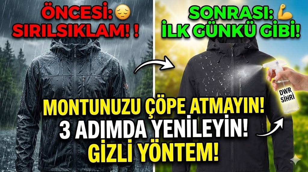 Outdoor Kıyafetlerde Su Geçirmezlik Yenileme: Montunuzu İlk Günkü Haline Döndürün